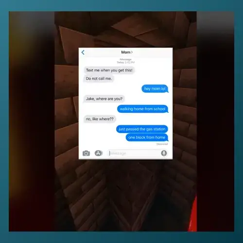 Fake text message