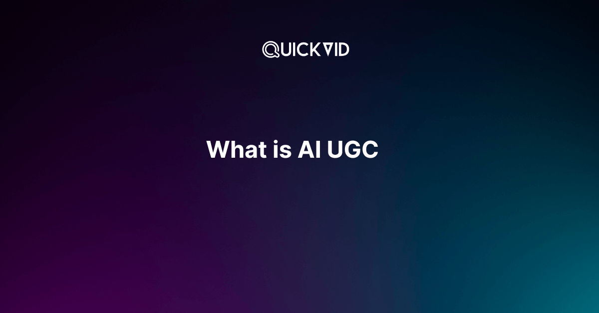 What is AI UGC? A comprehensive Guide