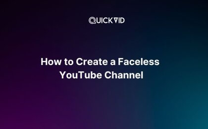 Faceless YouTube Channel