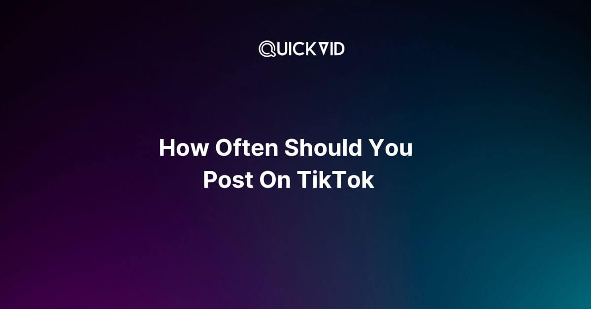 How Often Should You Post on TikTok? A Data-Driven Breakdown