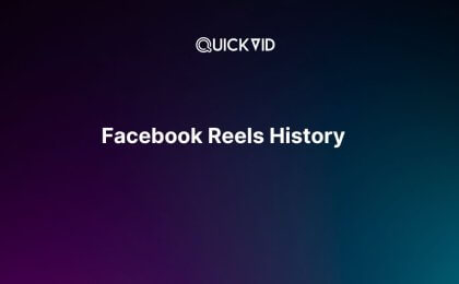 Facebook Reels History