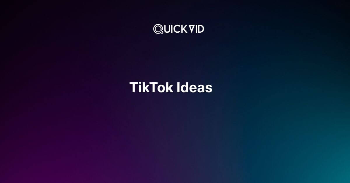75+ TikTok Ideas That Work