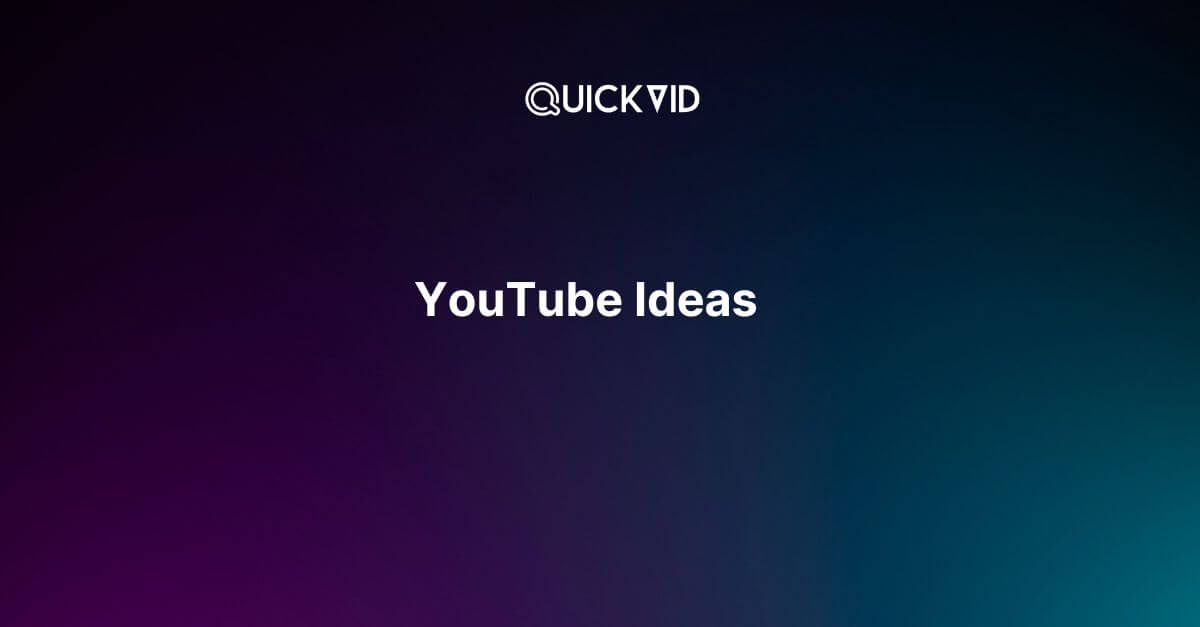 YouTube Ideas: The Ultimate Guide to Content That Actually Works